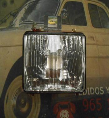 FE1141 PI2+PV1N2 FARO DELANTERO KINBY SAVA PEGASO J4 MOTOR IBERICA, EBRO FOCO EUROPEO SIN DIFUSOR